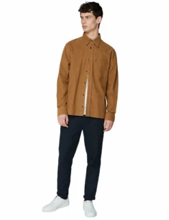 Long-Sleeve Cord Overshirt - Tan 8 Long-Sleeve Cord Overshirt - Tan -clothing Shop 55924 320 long sleeve cord overshirt tan fullbody