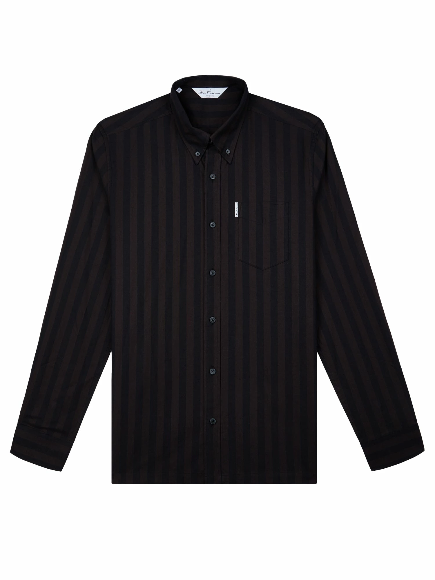 Long-Sleeve Archive Candy Stripe Oxford Shirt - Anthracite 5 Long-Sleeve Archive Candy Stripe Oxford Shirt - Anthracite - Image 5
