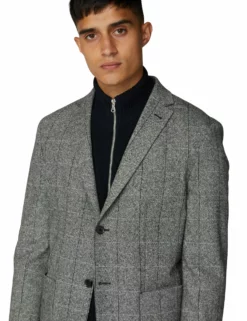 Salt And Pepper Blazer - Grey -clothing Shop 56477 250 salt and pepper blazer grey closeup