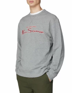 Crewneck Logo Sweatshirt - Aluminum
