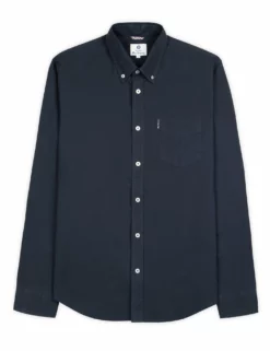 Long-Sleeve Signature Oxford Shirt - Dark Navy -clothing Shop 59139 25 long sleeve signature oxford shirt dark navy flat