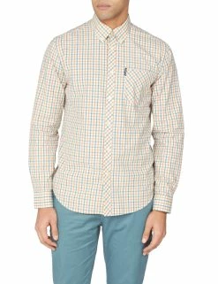 Signature Long-Sleeve House Check Shirt - Teal