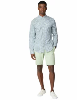 Long-Sleeve House Check - Blue -clothing Shop 59143 150 long sleeve house check blue full