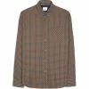 Long-Sleeve House Check Shirt - Gold Metal