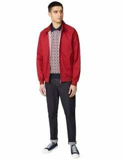 Signature Harrington Jacket - Red 8 Signature Harrington Jacket - Red -clothing Shop 59148 550 signature harrington jacket red full