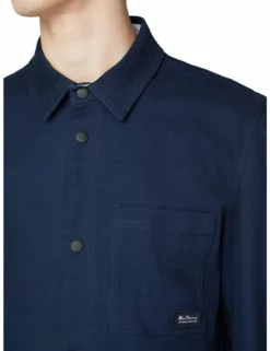 Trucker Jacket - Dark Navy -clothing Shop 59152 25 trucker jacket dark navy closeup