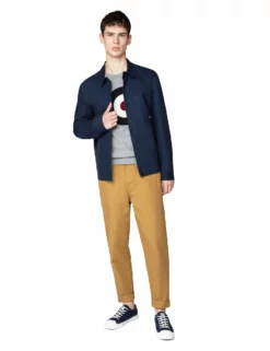 Trucker Jacket - Dark Navy -clothing Shop 59152 25 trucker jacket dark navy full open