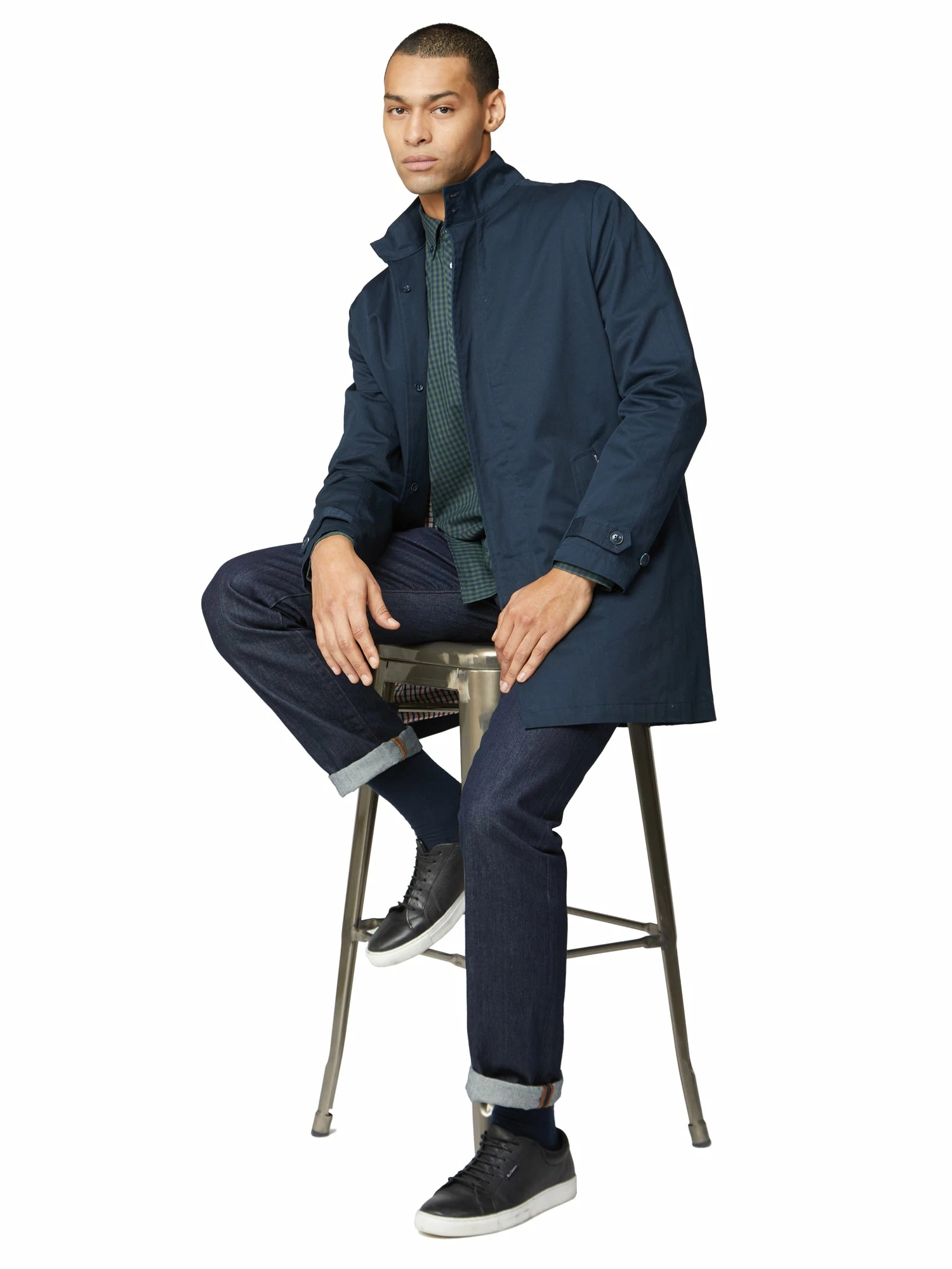 Harrimac Mod-Fit Jacket - Dark Navy 5 Harrimac Mod-Fit Jacket - Dark Navy - Image 5