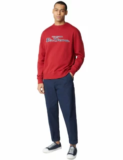 Signature Logo Sweatshirt - Red -clothing Shop 59337 550 signature logo sweatshirt red full
