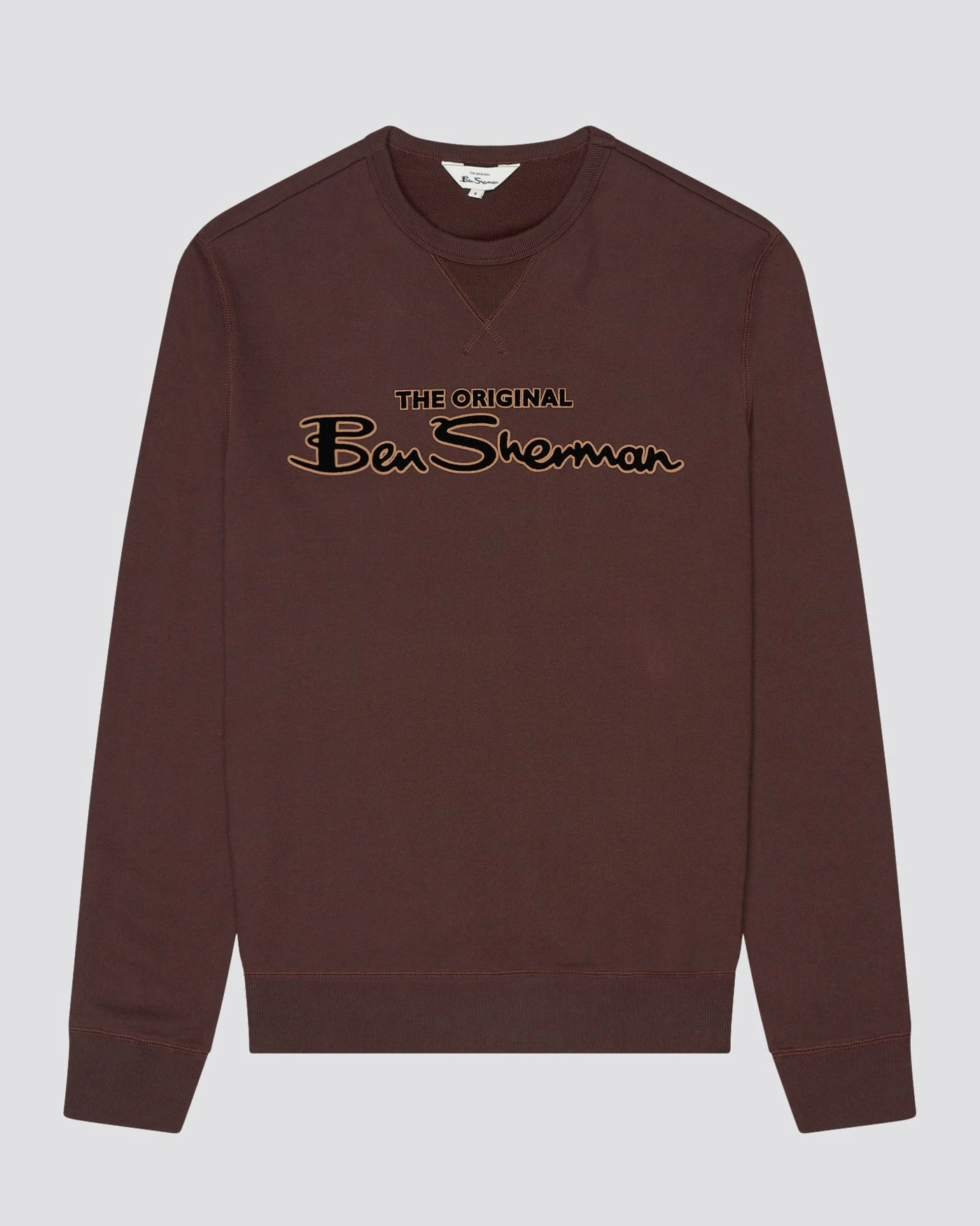 Signature Logo Sweatshirt - Bordeaux 2 Signature Logo Sweatshirt - Bordeaux - Image 2