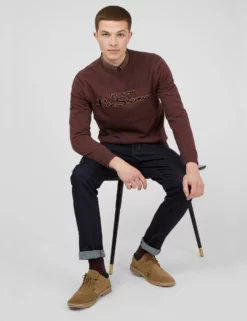 Signature Logo Sweatshirt - Bordeaux 8 Signature Logo Sweatshirt - Bordeaux -clothing Shop 59337c 545 signature logo sweatshirt bordeaux full