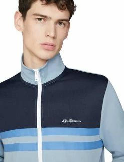 Color Block Tricot Jacket - Dusky Blue 7 Color Block Tricot Jacket - Dusky Blue -clothing Shop 59339 152 color block tricot jacket dusky blue detail