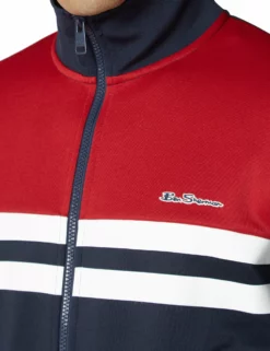 Color Block Tricot Jacket - Dark Navy 8 Color Block Tricot Jacket - Dark Navy -clothing Shop 59339 25 color block tricot jacket dark navy detail