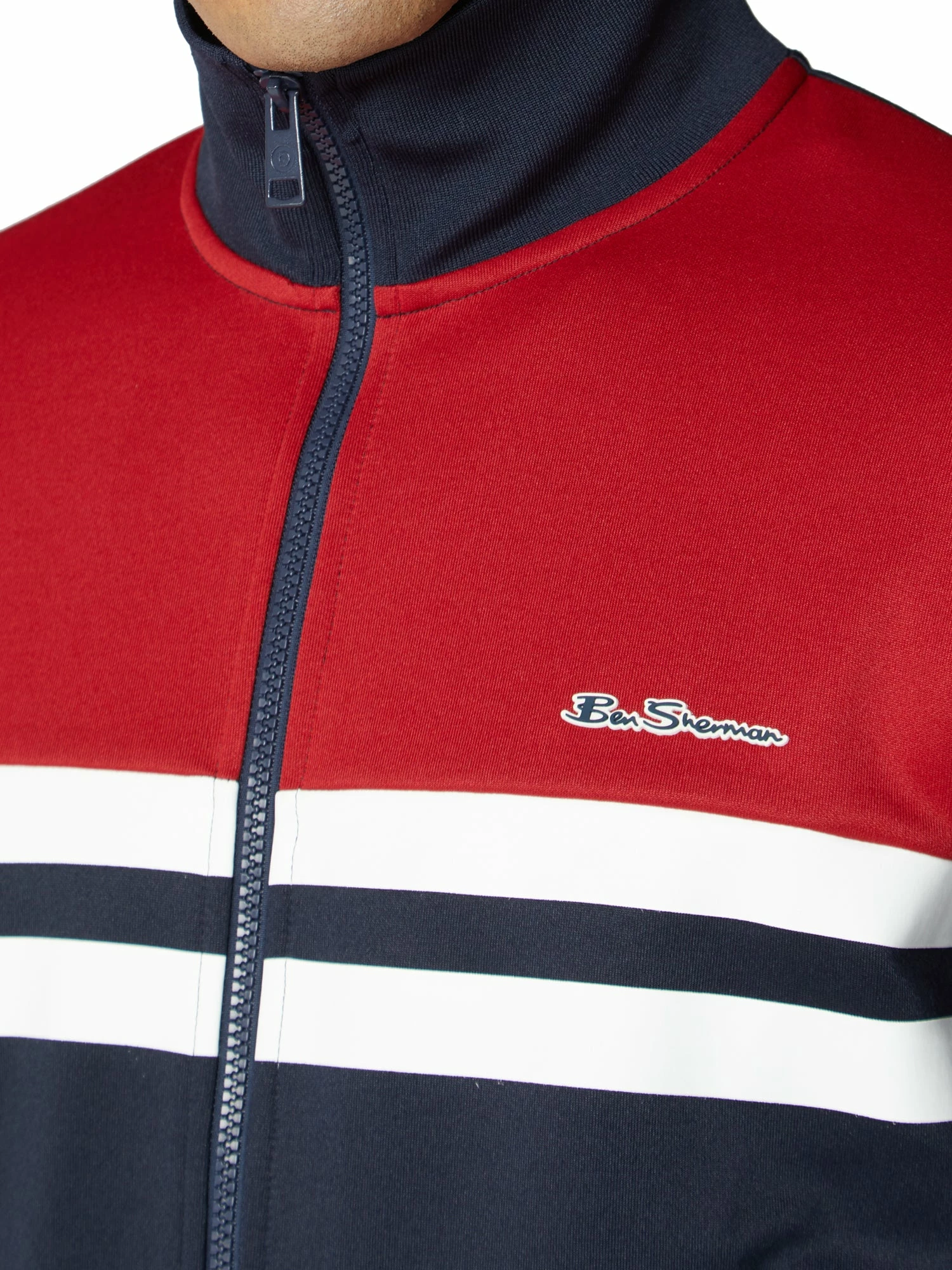 Color Block Tricot Jacket - Dark Navy 3 Color Block Tricot Jacket - Dark Navy - Image 3