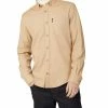 Brushed Herringbone Shirt - Sand