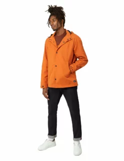 Hooded Coach Jacket - Burnt Orange -clothing Shop 61732 481 hooded coach jacket burnt orange front full