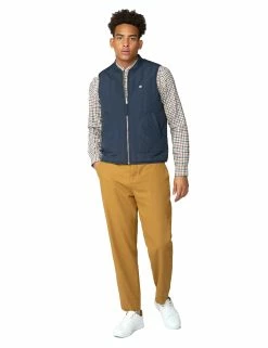 B By Ben Sherman Quilted Gilet - Midnight -clothing Shop 61735 36 b by ben sherman quilted gilet midnight full