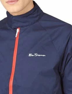 Team GB Men's Harrington Jacket - Midnight 9 Team GB Men's Harrington Jacket - Midnight -clothing Shop 62778 036 team gb mens harrington jacket midnight closeup