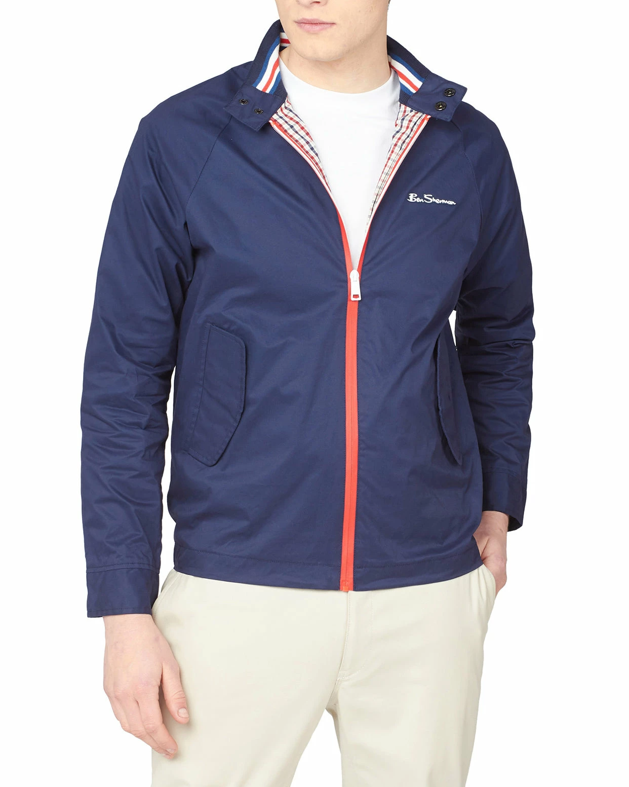 Team GB Men's Harrington Jacket - Midnight 1 Team GB Men's Harrington Jacket - Midnight