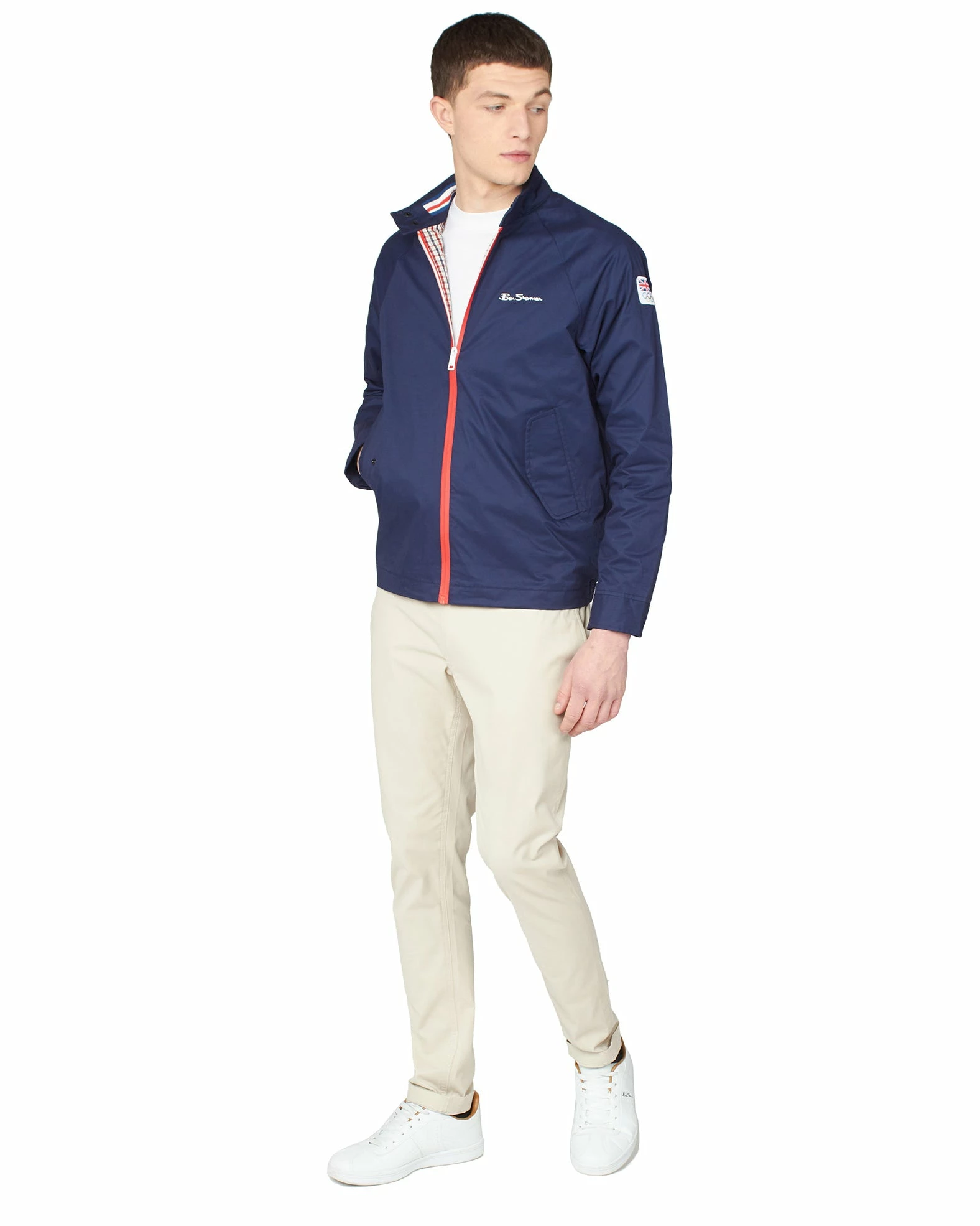 Team GB Men's Harrington Jacket - Midnight 2 Team GB Men's Harrington Jacket - Midnight - Image 2