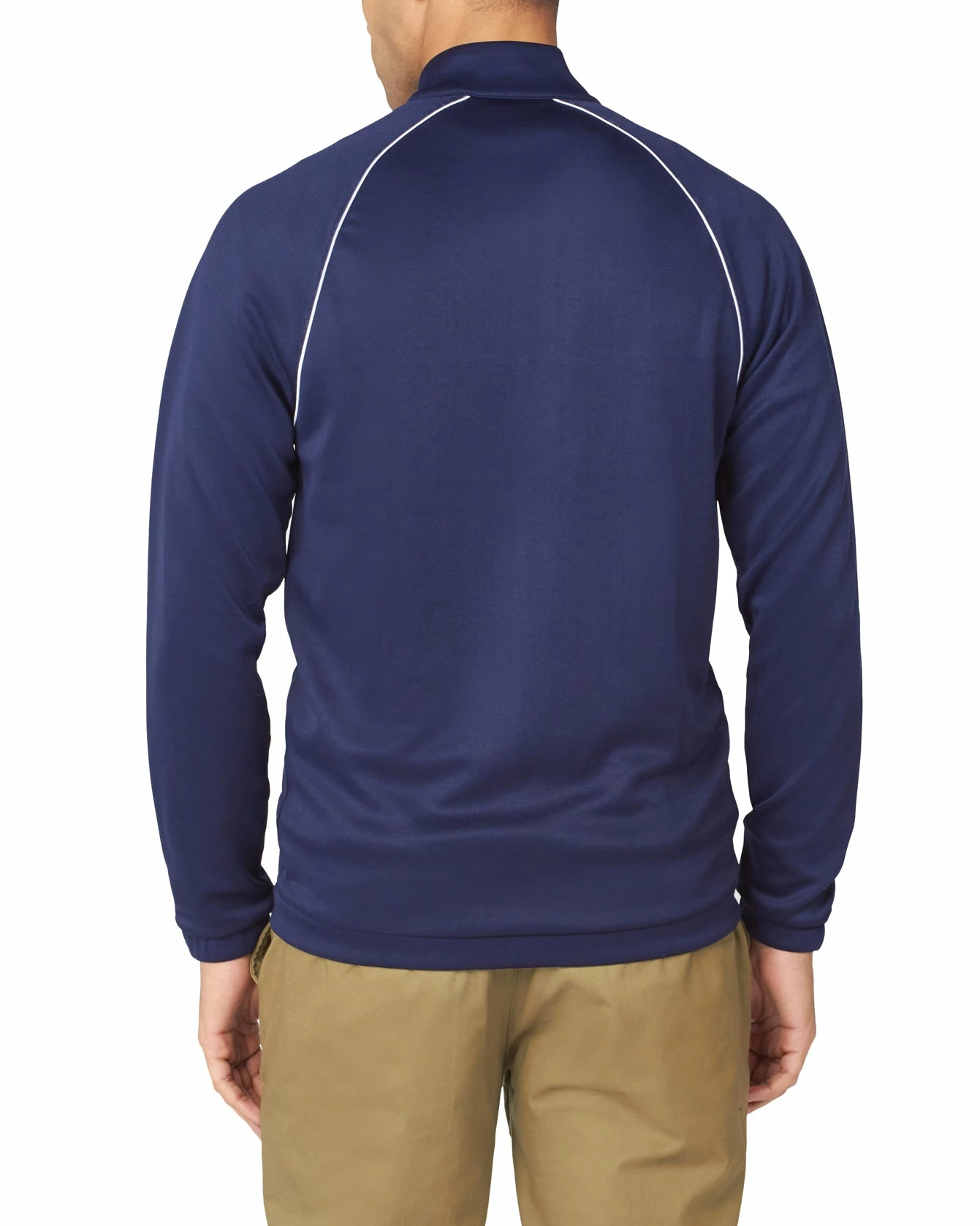 Tricot Zip-Through Track Jacket - Marine 2 Tricot Zip-Through Track Jacket - Marine - Image 2