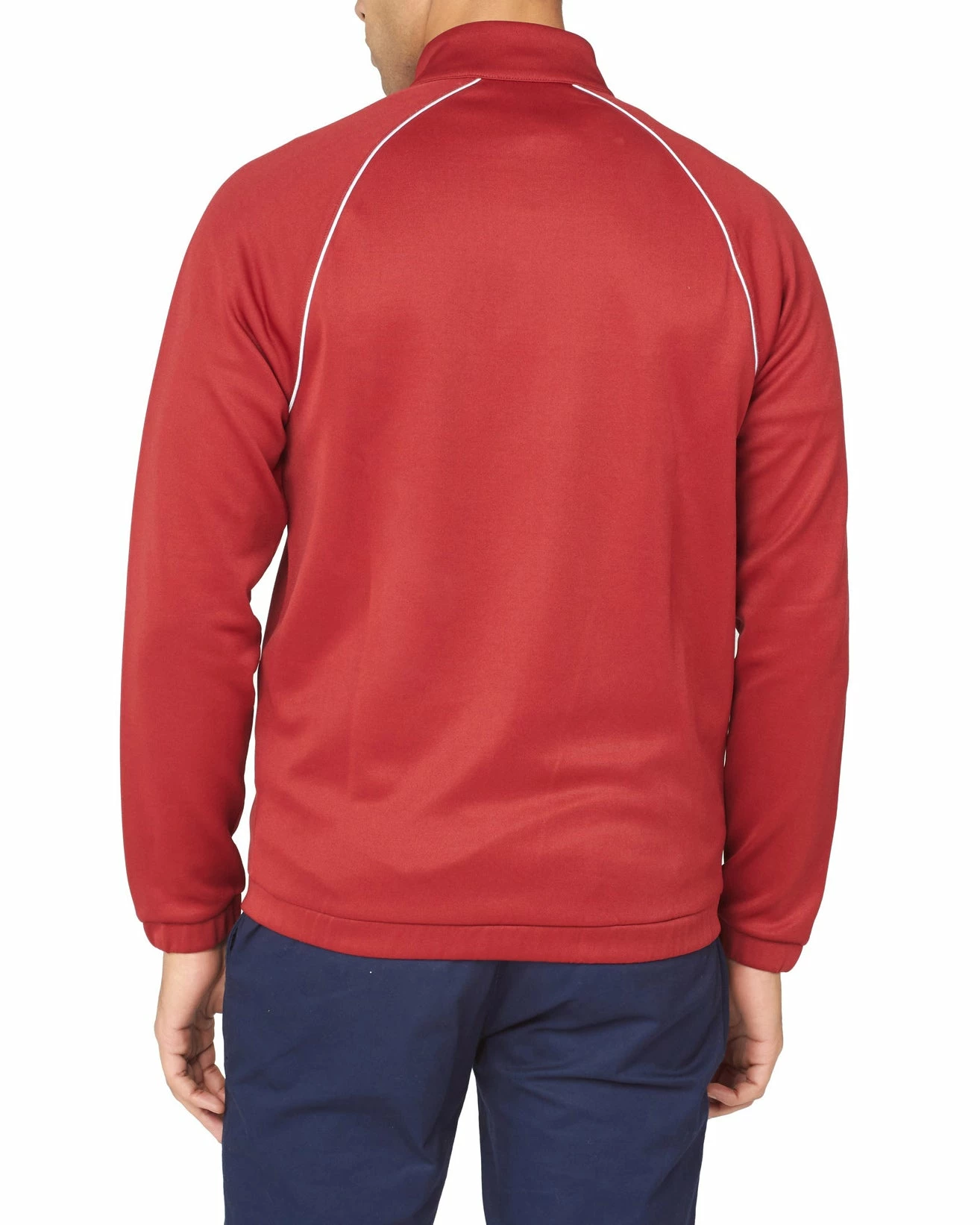 Tricot Zip-Through Track Jacket - Red 2 Tricot Zip-Through Track Jacket - Red - Image 2