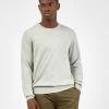 Signature Knit Crewneck Sweater - Steel
