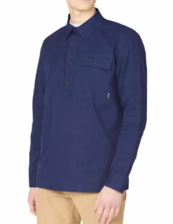 Pullover Quarter-Button Jacket - Marine 11 Pullover Quarter-Button Jacket - Marine -clothing Shop 64100 035 pullover quarter button jacket marine front