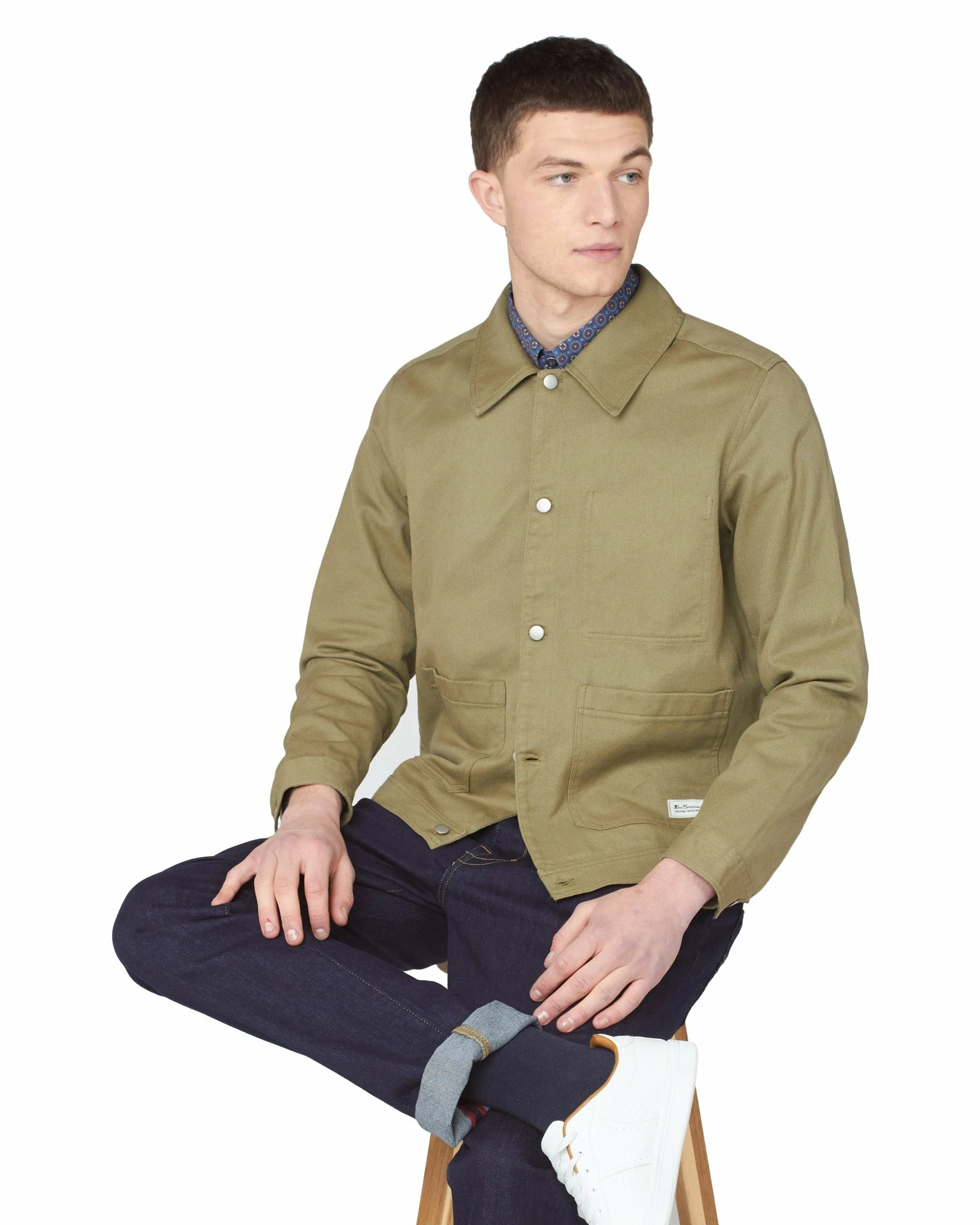 Summer Trucker Jacket - Olive 4 Summer Trucker Jacket - Olive - Image 4