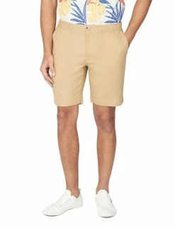 Drawcord Cotton/Linen Short - Sand