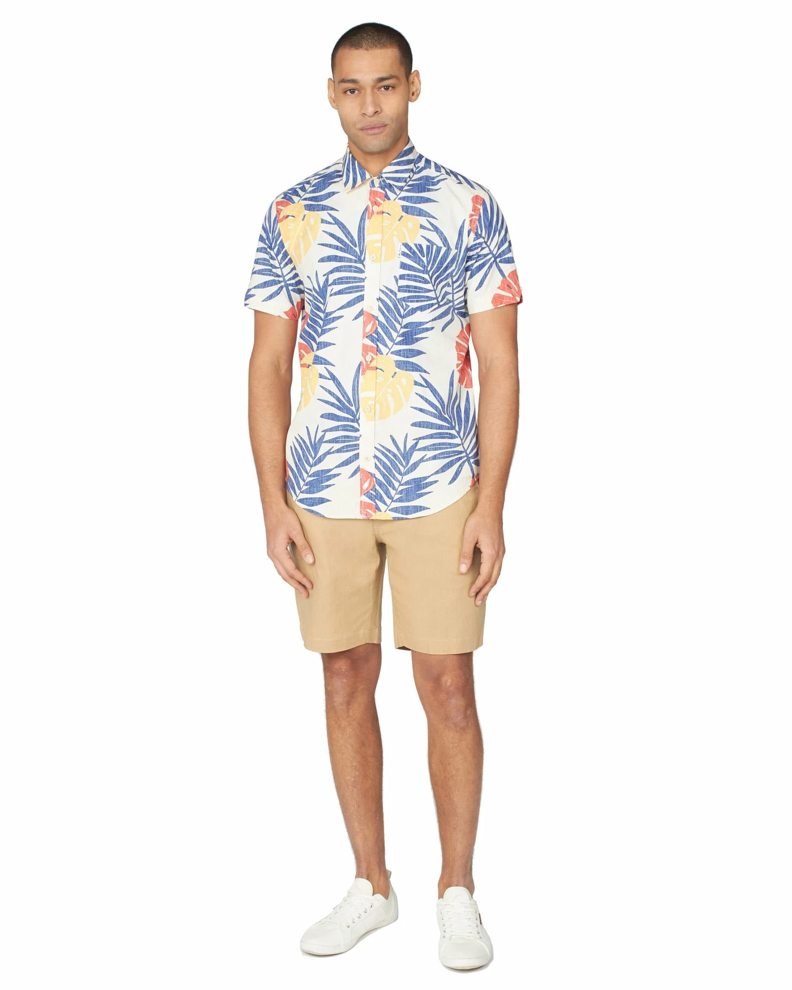 Drawcord Cotton/Linen Short - Sand 4 Drawcord Cotton/Linen Short - Sand - Image 4