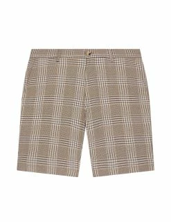 Seersucker Check Short - Putty