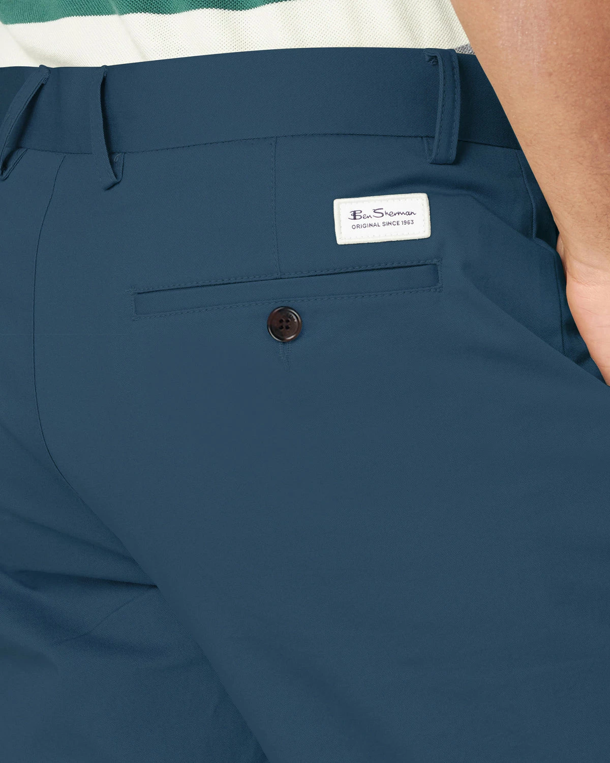 Signature Classic Chino Short - Indigo 3 Signature Classic Chino Short - Indigo - Image 3