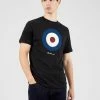Signature Organic Target Graphic Tee - Black