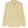 Long-Sleeve Signature Oxford Shirt - Pale Yellow