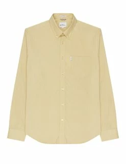 Long-Sleeve Signature Oxford Shirt - Pale Yellow