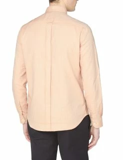 Long-Sleeve Signature Oxford Shirt - Anise 7 Long-Sleeve Signature Oxford Shirt - Anise -clothing Shop 65094 932 long sleeve signature oxford shirt anise back