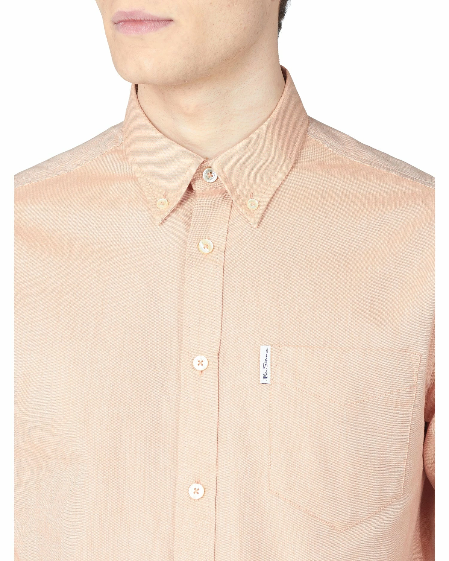 Long-Sleeve Signature Oxford Shirt - Anise 4 Long-Sleeve Signature Oxford Shirt - Anise - Image 4