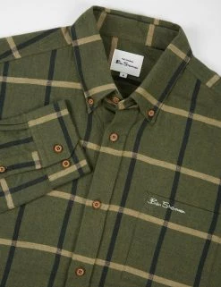 Long-Sleeve Herringbone Oversized Shirt - Hemp -clothing Shop 65394c 058 long sleeve herringbone oversized shirt hemp closeup