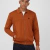 B By Ben Sherman Polo-Collar Zip-Through Jacket - Caramel
