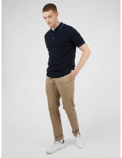 Short-Sleeve Textured-Front Knit Polo - Dark Navy 10 Short-Sleeve Textured-Front Knit Polo - Dark Navy -clothing Shop 65541c 025 short sleeve textured front knit polo dark navy full