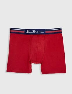 Men's 4-Pack Microfiber Boxer Briefs - Black/Red/Grey/Blue -clothing Shop ABN31010 3 f9edsg