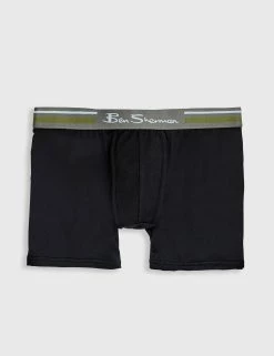 Men's 4-Pack Microfiber Boxer Briefs - Black/Red/Grey/Blue -clothing Shop ABN31010 5 u8hldp