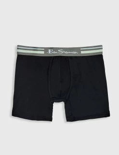 Men's 4-Pack Microfiber Boxer Briefs - Blue/Grey/Black -clothing Shop ABN31012 5 lnezmi