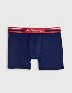 Men's 4-Pack Microfiber Boxer Briefs - Plaid/Red/Grey/Navy -clothing Shop ABN31013 5 hq8p7w