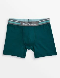 Men's 4-Pack Microfiber Boxer Briefs - Green -clothing Shop ABN31014 13