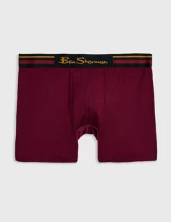 Men's 4-Pack Microfiber Boxers - Red/Burgundy/Grey/Black -clothing Shop ABN31022 3 ygbbpg