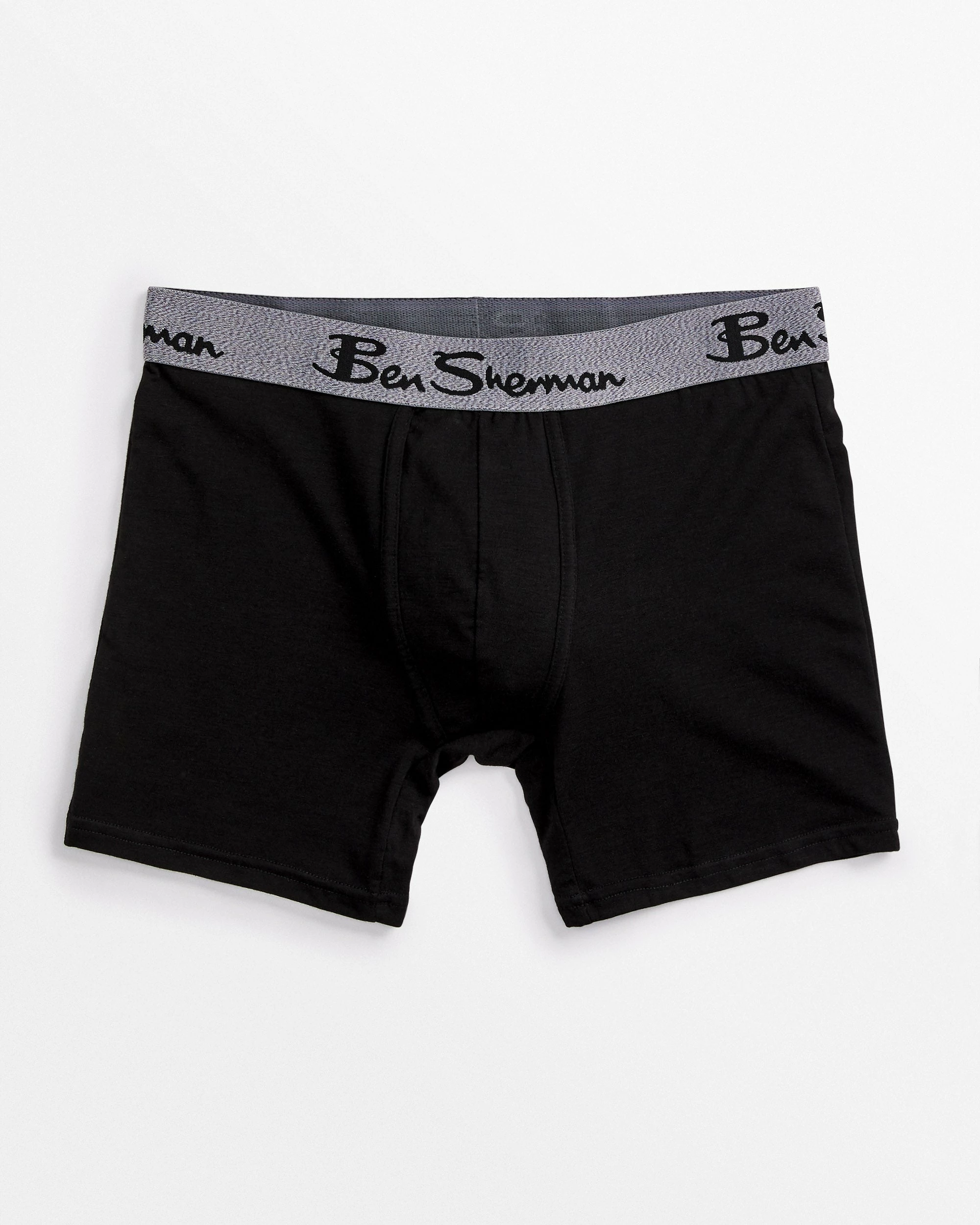 Men's 5-Pack No-Fly Cotton Stretch Boxer Briefs - Green Multi 5 Men's 5-Pack No-Fly Cotton Stretch Boxer Briefs - Green Multi - Image 5