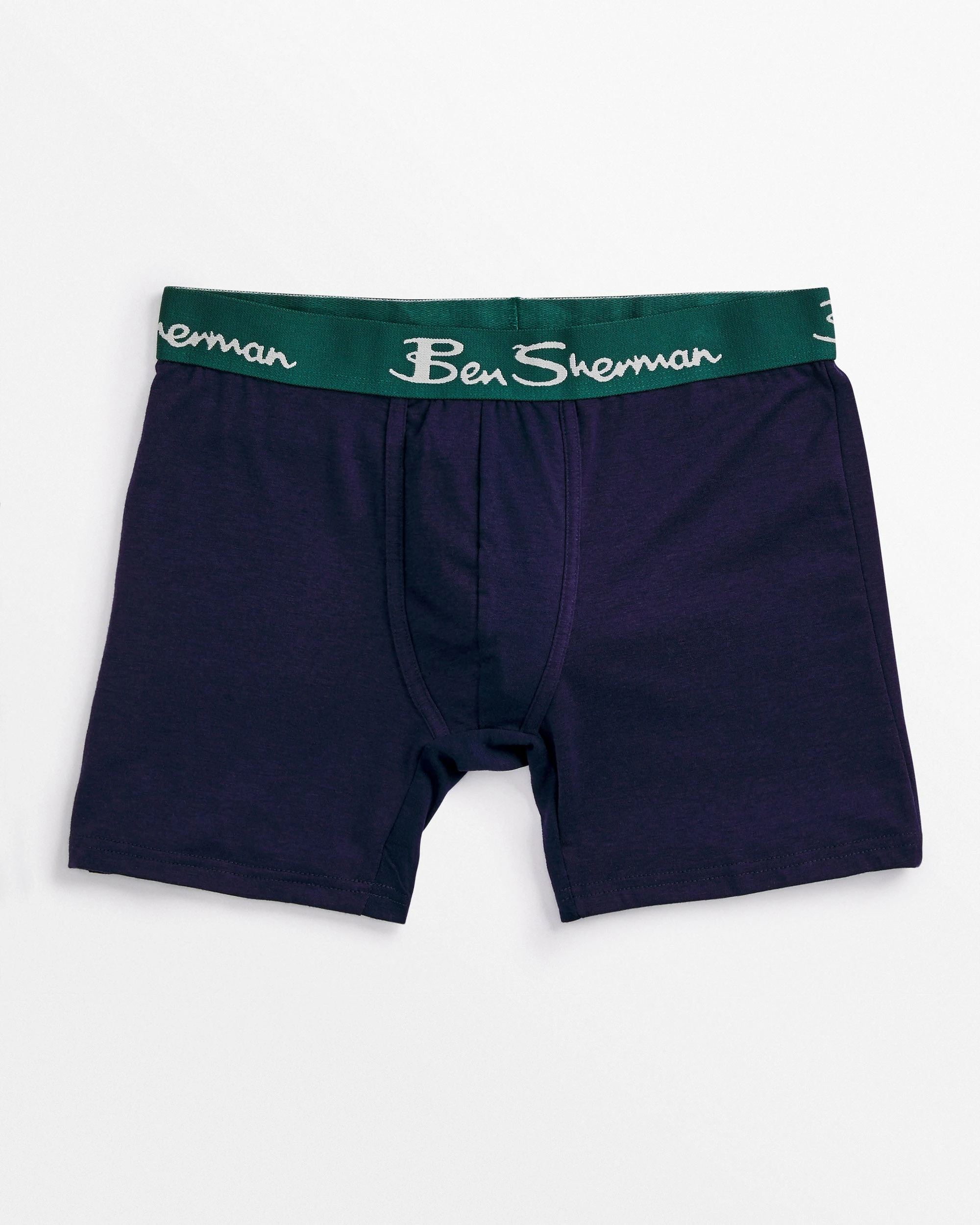 Men's 5-Pack No-Fly Cotton Stretch Boxer Briefs - Green Multi 2 Men's 5-Pack No-Fly Cotton Stretch Boxer Briefs - Green Multi - Image 2