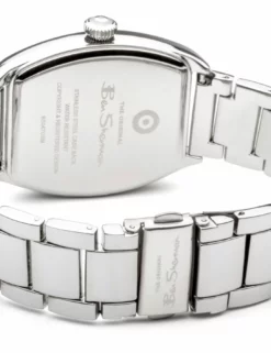 Men's Stainless Steel Bracelet Watch, 38mm - Silver/Navy/Silver 5 Men's Stainless Steel Bracelet Watch, 38mm - Silver/Navy/Silver -clothing Shop BS047USM 2 scaled